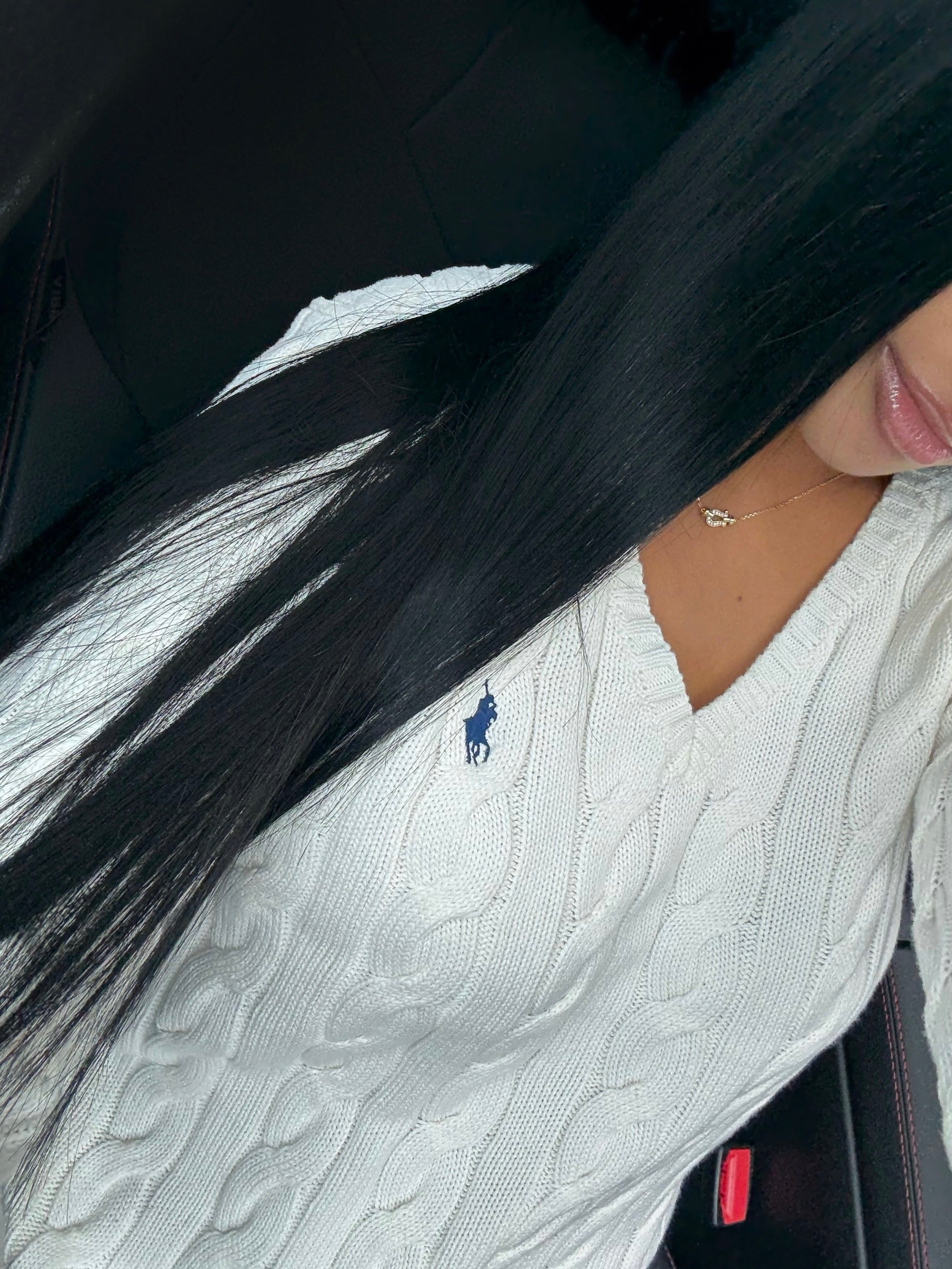 GILET EN COTON TORSADÉ MANCHE LONGUE BLANC