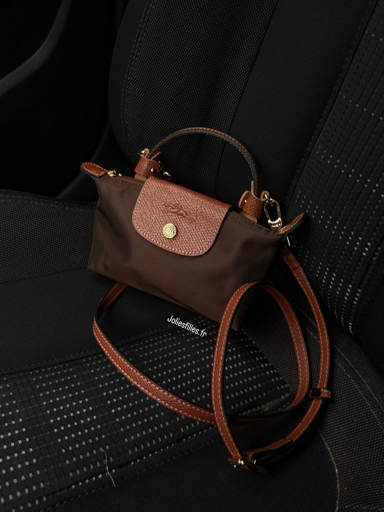 TROUSSE MARRON À BANDOULIÈRE