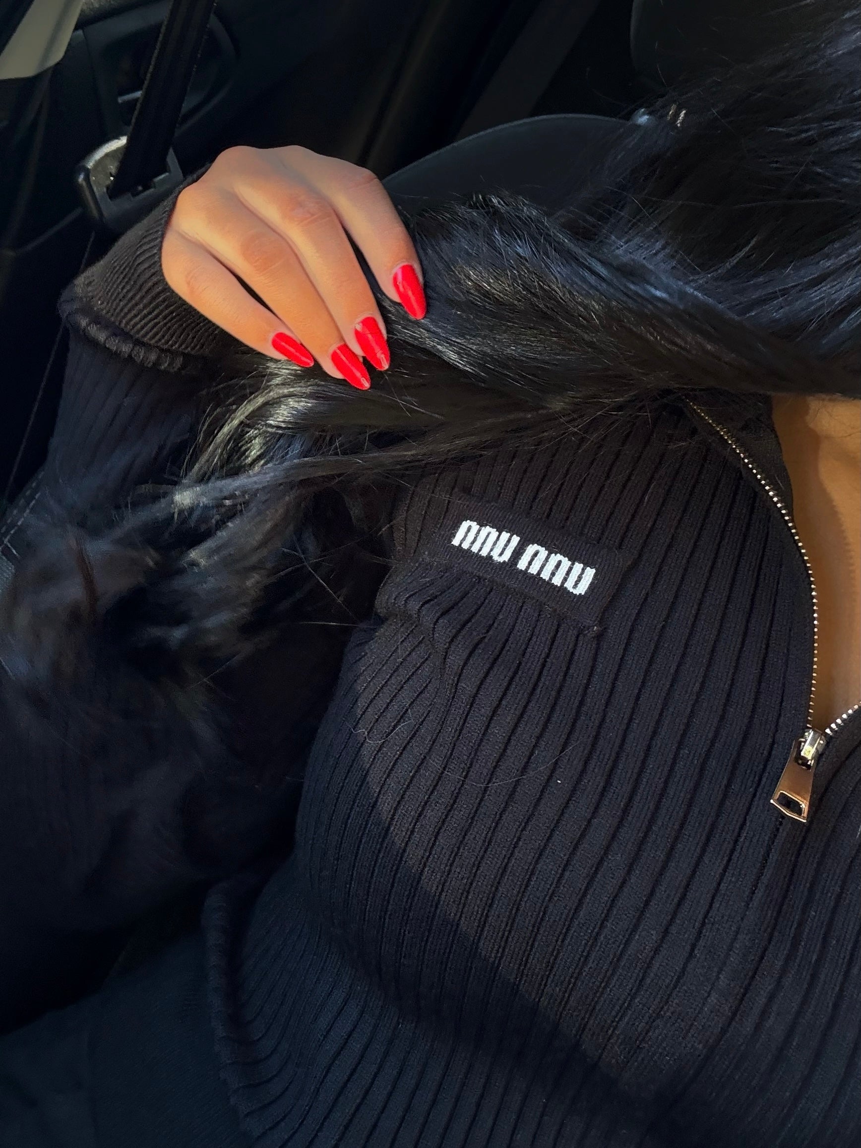 GILET CÔTELÉ NOIR ZIPPÉ