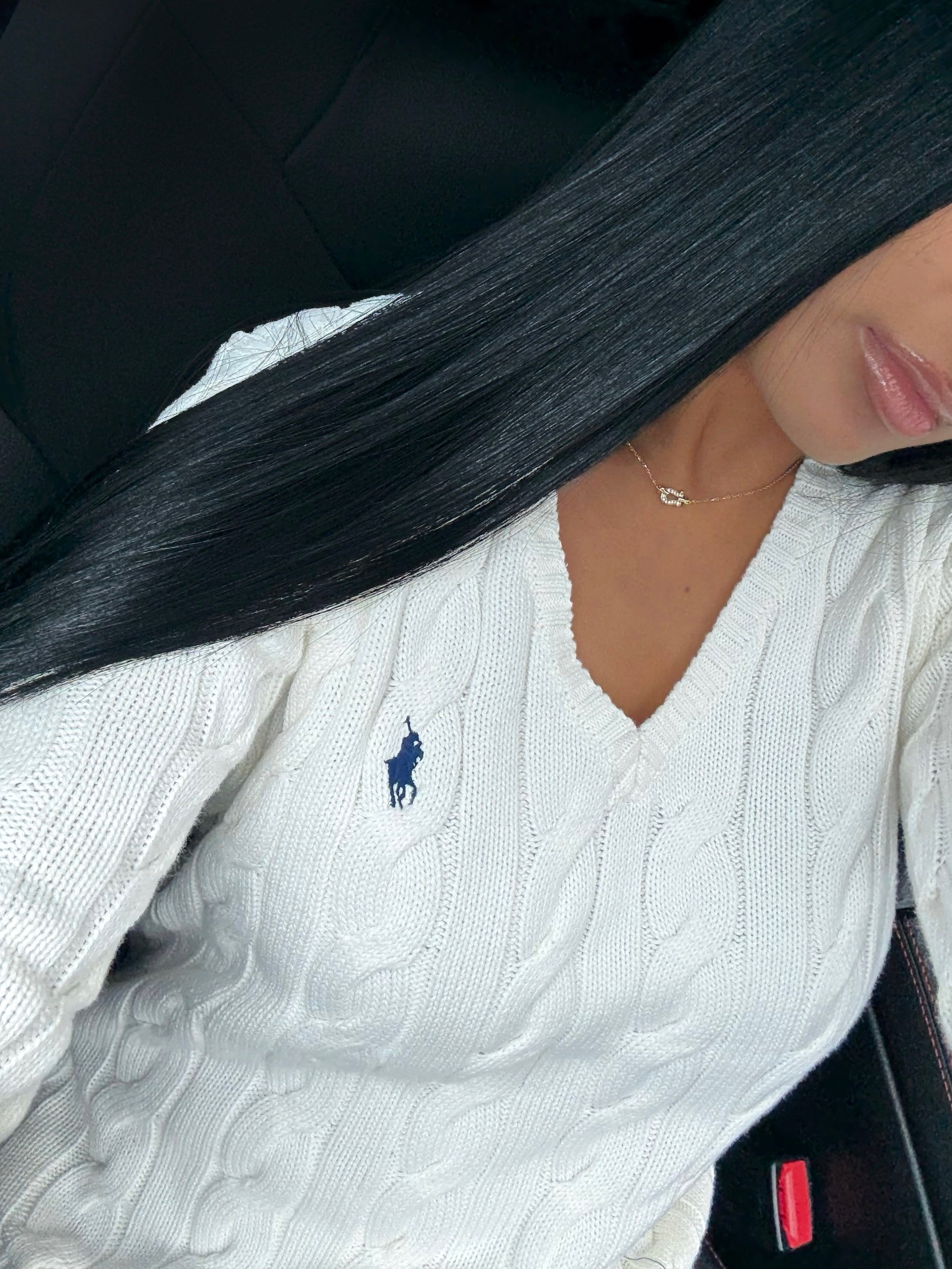 GILET EN COTON TORSADÉ MANCHE LONGUE BLANC