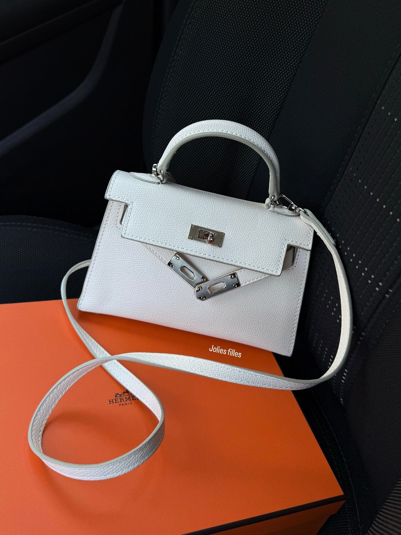 PETIT SAC BLANC À BANDOULIÈRE