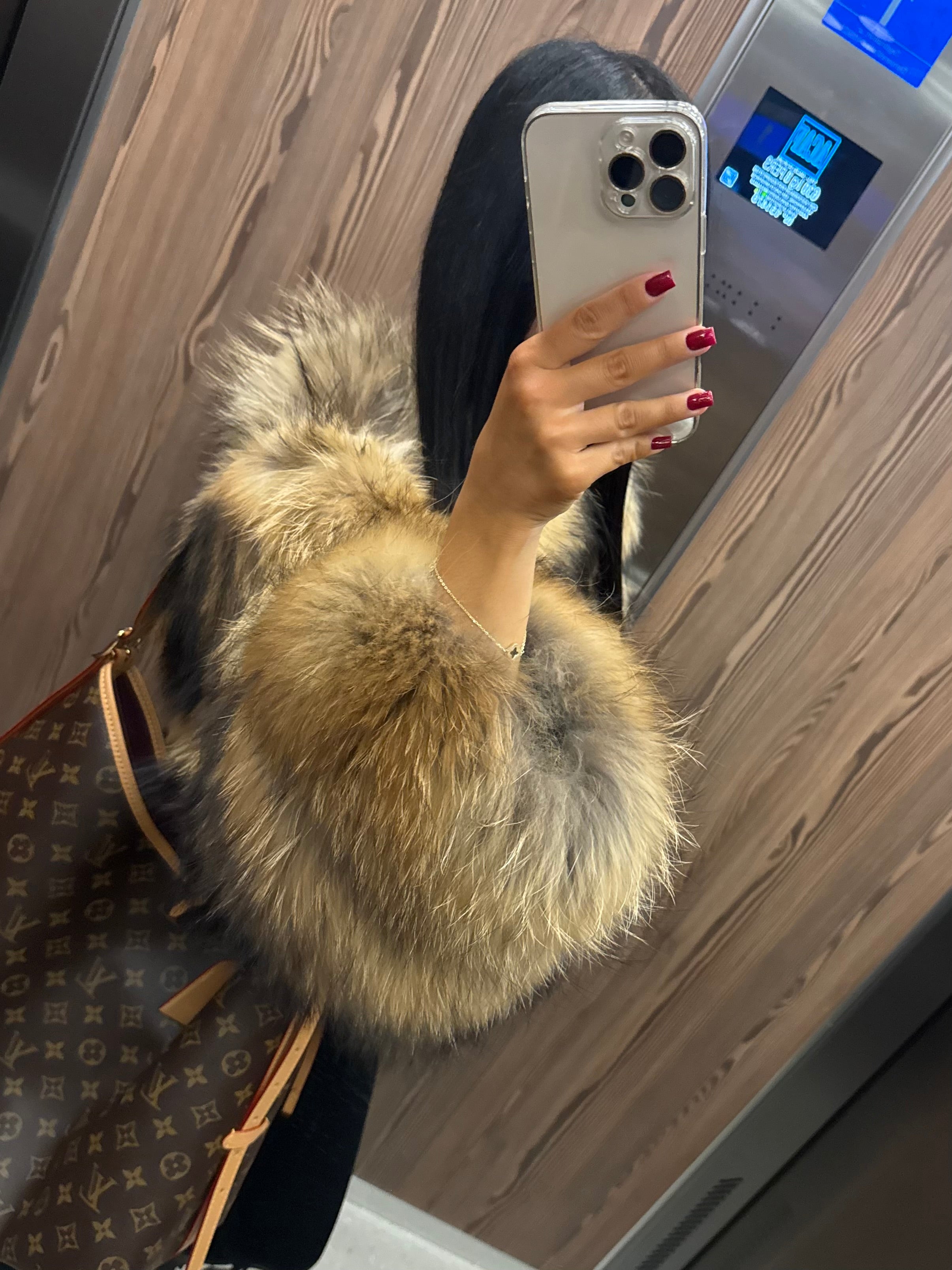 FOURRURE DE RENARD NATURELLE