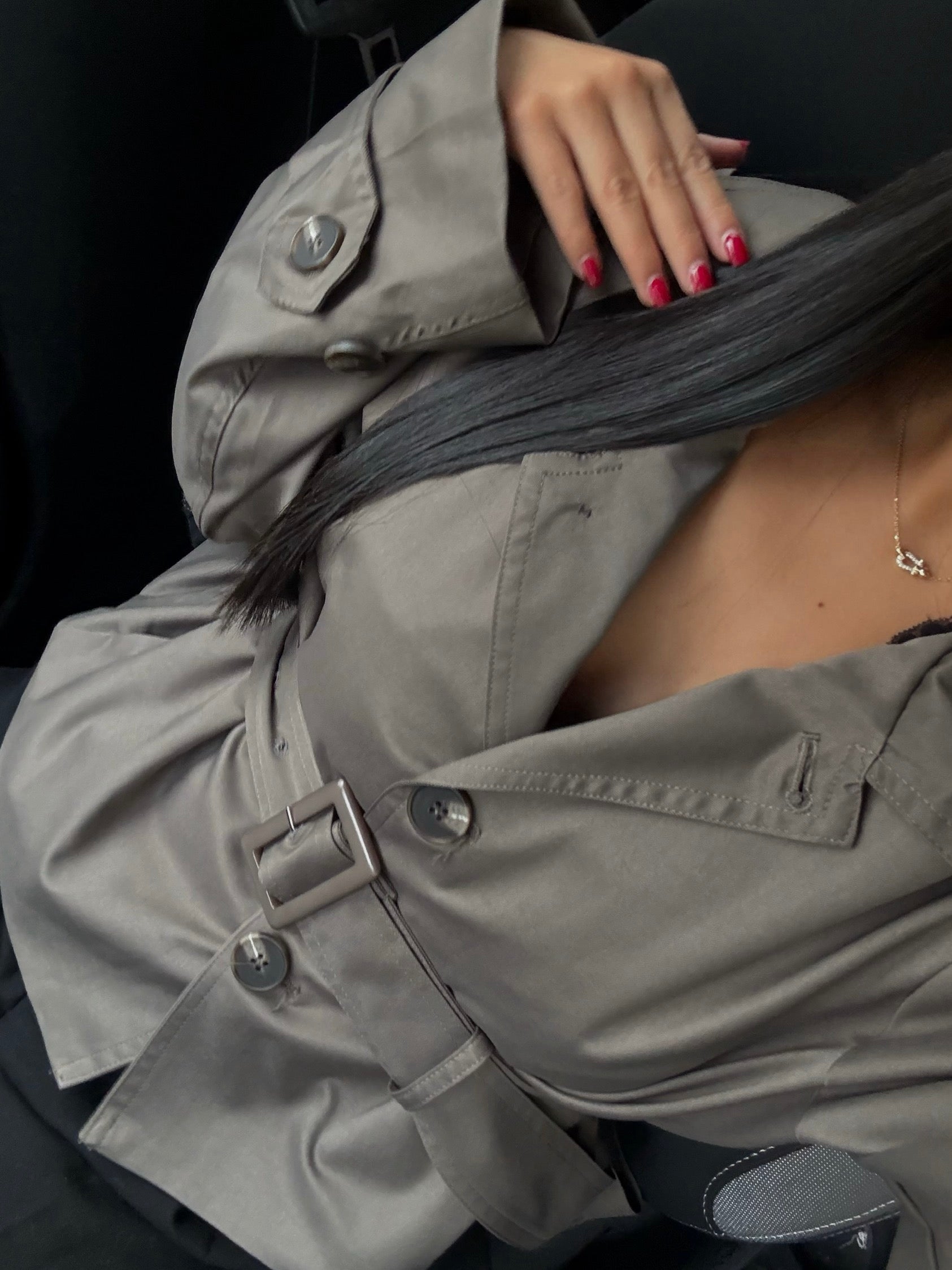 TRENCH COAT COURT TAUPE